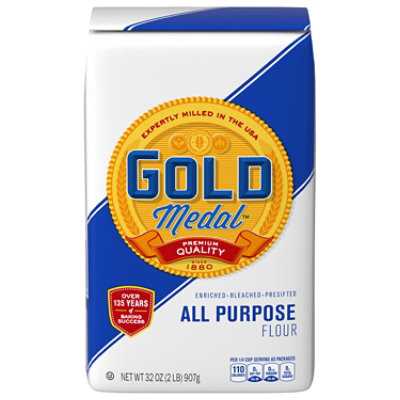 Gold Medal Bleached Enriched Presifted All Purpose Flour - 32 Oz