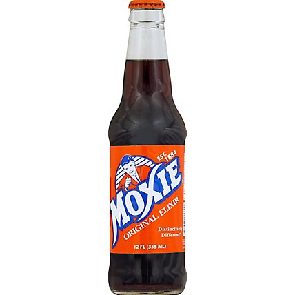 Moxie Soda Original Elixir Bottle - 12 Fl. Oz. - Image 1