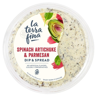 La Terra Fina Spinach Artichoke And Parmesan Dip And Spread - 10 Oz
