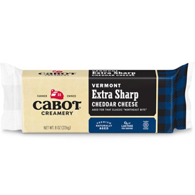 Cabot Creamery Bar Extra Sharp Cheddar Cheese - 8 Oz - Image 1