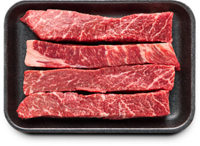 Meat Counter Beef USDA Choice Chuck Short Rib Flanken Style Boneless - 1 LB