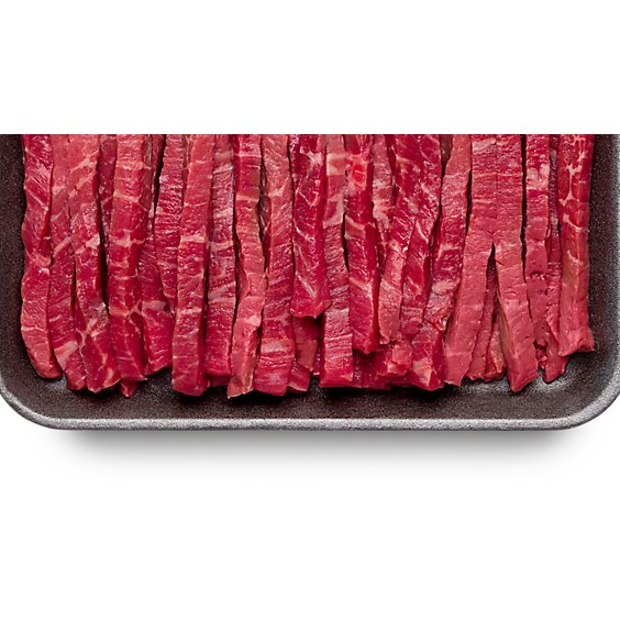 USDA Choice Beef Round Strips for Stir Fry - 1.00 Lb