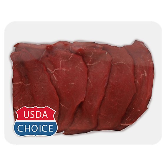 Meat Counter Beef USDA Choice Round Tip Steak - 1.00 Lb