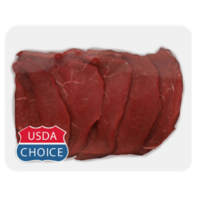 Meat Counter Beef USDA Choice Round Tip Steak - 1.00 Lb