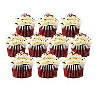 Bakery Cupcake Red Velvet 10 Count - Each - Image 1