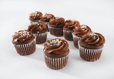 Bakery Cupcake 6 White 6 Chocolate 12 Count - Each