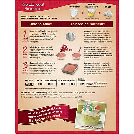 Betty Crocker Delights Cake Mix Super Moist Strawberry - 15.25 Oz - Image 6