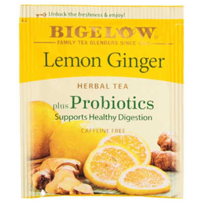 Bigelow Herbal Tea Caffeine Free Lemon Ginger - 18 Count - Image 4