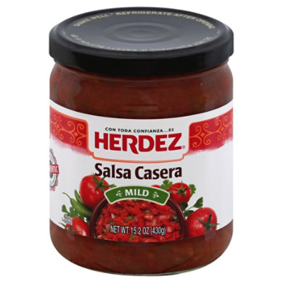 Herdez Salsa Casera Mild Jar - 15.2 Oz