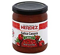 Herdez Salsa Casera Mild Jar - 15.2 Oz