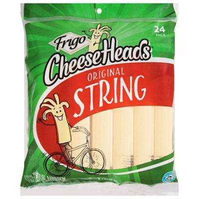 Frigo Cheese Heads Cheese String 24 Count - 24 Oz