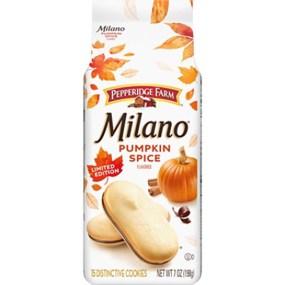 Pepperidge Farm Milano Pumpkin Spice Chocolate Cookies - 7 Oz