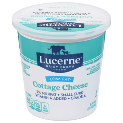 Lucerne Cottage Cheese Small Curd 2% Milkfat Lowfat - 24 Oz - Image 3