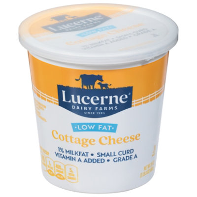 Lucerne Cottage Cheese Small Curd 1% Milkfat Lowfat - 24 Oz - Image 4