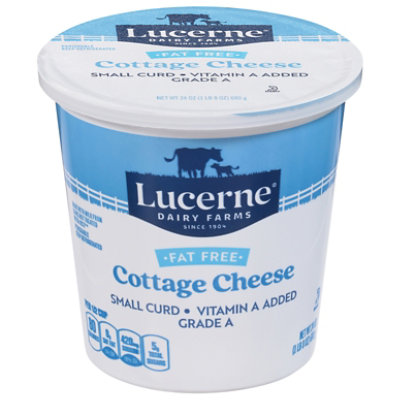 Lucerne Cheese Fat Free Small Curd - 24 Oz - Image 3