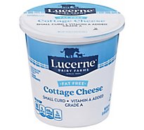 Lucerne Cheese Fat Free Small Curd - 24 Oz