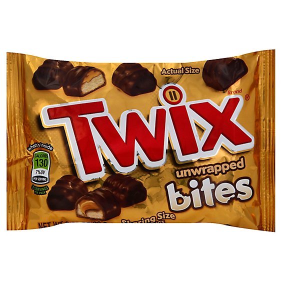 Twix Caramel Milk Chocolate Bites 2.83 Oz