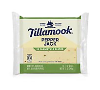 Tillamook Farmstyle Thick Cut Pepper Jack Cheese Slices - 12 Oz