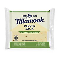 Tillamook Farmstyle Thick Cut Pepper Jack Cheese Slices - 12 Oz - Image 1