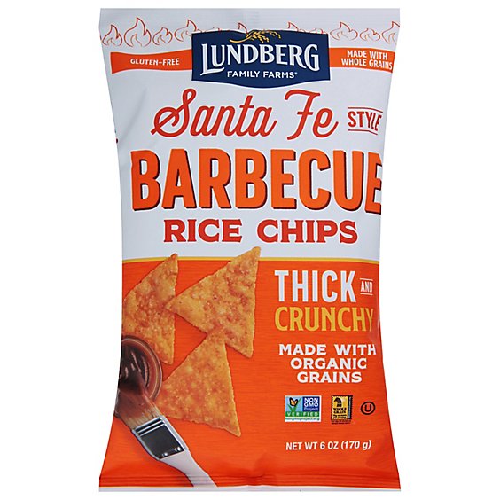 Lundberg Rice Chips Santa Fe Barbecue - 6 Oz