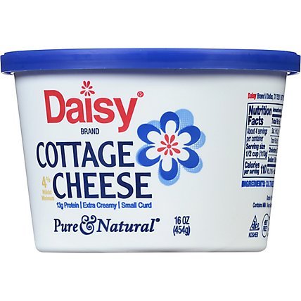 Daisy Cheese Cottage Small Curd 4% Milkfat Minimum - 16 Oz - Image 6