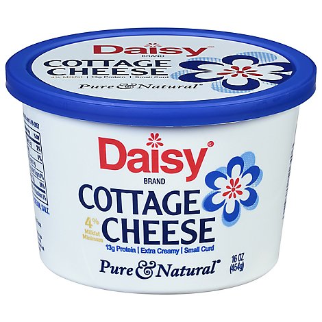 Daisy Cheese Cottage Small Curd 4% Milkfat Minimum - 16 Oz
