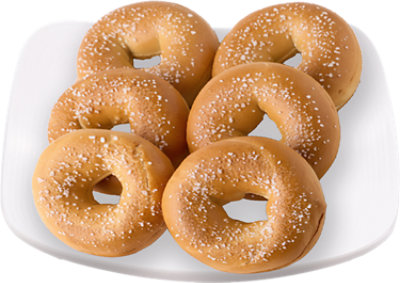 Bakery Bagels Sea Salt - 6 Count - Image 1