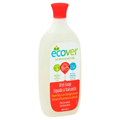 Ecover Dish Soap Pink Geranium Bottle - 25 Fl. Oz.