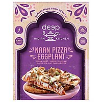 Deep Indian Kitchen Naan Pizza Eggplant - 9 Oz - Image 1