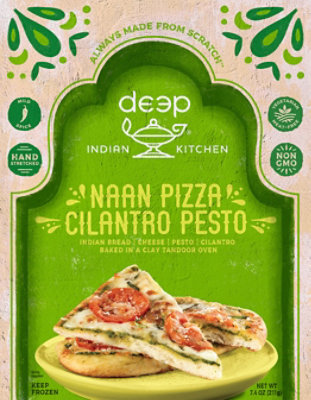 Deep Indian Kitchen Naan Pizza Cilantro Pesto - 7.4 Oz - Image 2