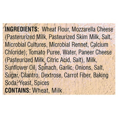 Deep Indian Kitchen Naan Pizza Spinach Paneer - 8.5 Oz - Image 4