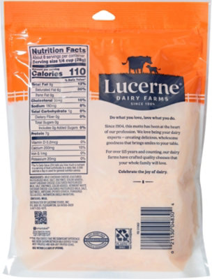 Lucerne Cheese Finely Shredded Triple Cheddar - 8 Oz - Image 5