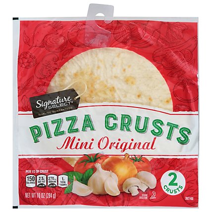 Signature SELECT Pizza Crust Mini Bag 2 Count - 10 Oz - Image 1