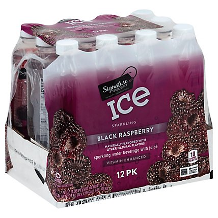 Signature SELECT Water Sparkling Ice Black Raspberry - 12-17 Fl. Oz. - Image 1