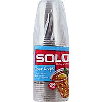 SOLO Cups Plastic Clear 18 Ounce Bag - 28 Count - Image 2