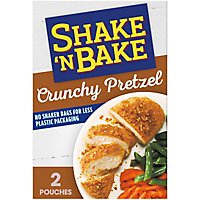 Shake 'N Bake Crunchy Pretzel Seasoned Coating Mix Packets 2 Count - 4.6 Oz - Image 1