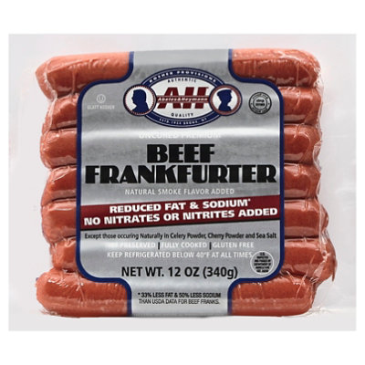 A&H Frankfurters Beef - 12 Oz