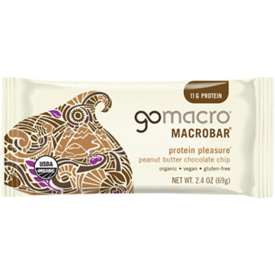 GoMacro Macrobar Peanut Butter Chocolate Chip - 2.5 Oz - Image 1