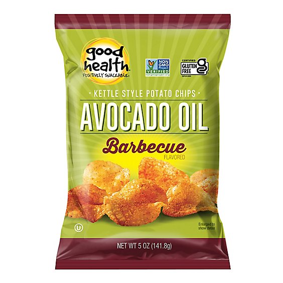 Good Health Kettle Chips Avocado Oil Barbecue Flavored - 5 Oz