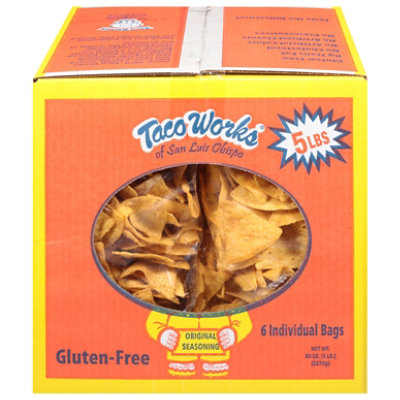 Taco Works Tortilla Chips Original - 80 Oz - Image 3