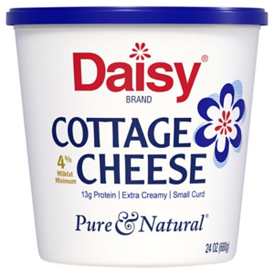 Daisy Cheese Cottage Small Curd 4% Milkfat Minimum - 24 Oz - Image 2