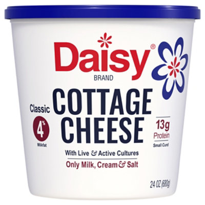 Daisy Cheese Cottage Small Curd 4% Milkfat Minimum - 24 Oz - Image 1