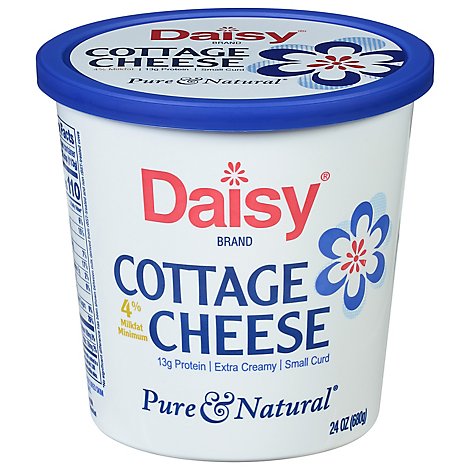 Daisy Cheese Cottage Small Curd 4% Milkfat Minimum - 24 Oz