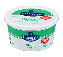 Lucerne Cheese Ricotta Whole Milk - 15 Oz