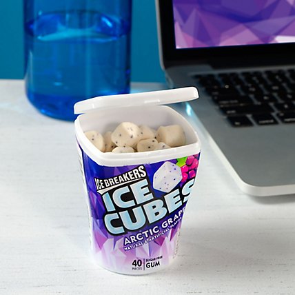 Ice Breakers Ice Cubes Gum Sugar Free Artic Grape - 40 Count - Image 4