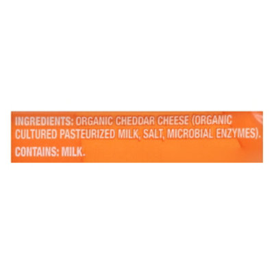 O Organics Cheese White Cheddar - 8 Oz - Image 4