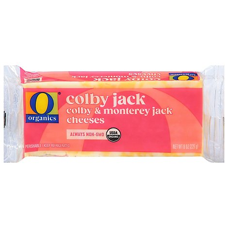  O Organics Organic Cheese Colby Jack - 8 Oz 
