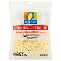 O Organics Organic Cheese Finely Shredded White Cheddar - 6 Oz - Image 1