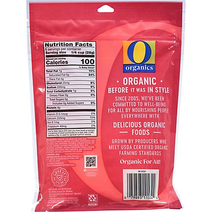 O Organics Organic Cheese Finely Shredded Low-Moisture Part-Skim Italian Blend - 6 Oz - Image 6