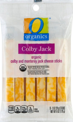 O Organics Organic Cheese Sticks Colby & Monterey Jack 6 Count - 6 Oz - Image 2